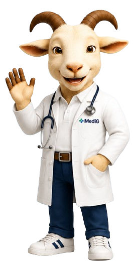 MediG mascot doctor